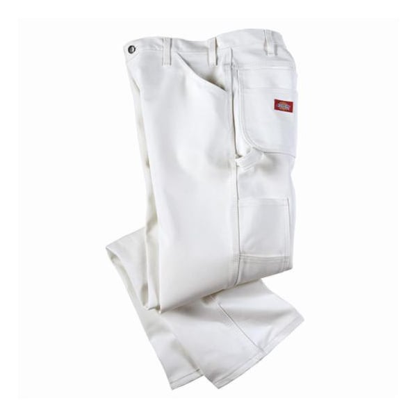 Painters Pant, 34, White, 100% Cotton